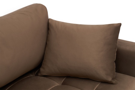 Диван тик-так Монарх коричневый