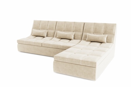 Диван Прямой Коста-Рика 2 с Оттоманкой (Ш-2260 х Г-1800 х В-1020 мм)/Разные Цвета