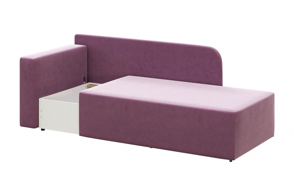 Диван кушетка Кайли левый сиреневый