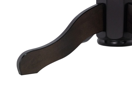 Стол обеденный раздвижной с овальной крышкой венге