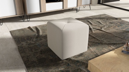 Пуф №6 Велюр Разные Цвета/Ш-400 × Г-400 × В-430 мм