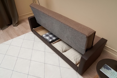 Комплект Лондон рогожка микс коричневая